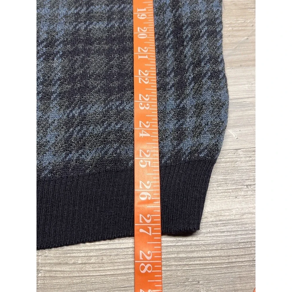 Vintage‎ Merino Wool Sweater Tricots St Raphael Preppy Cabincore Houndstooth XL